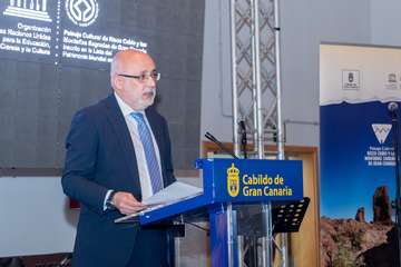 El Cabilldo celebra el primer aniversario de la declaración de Risco Caído como Patrimonio de la Unesco (Foto TA)